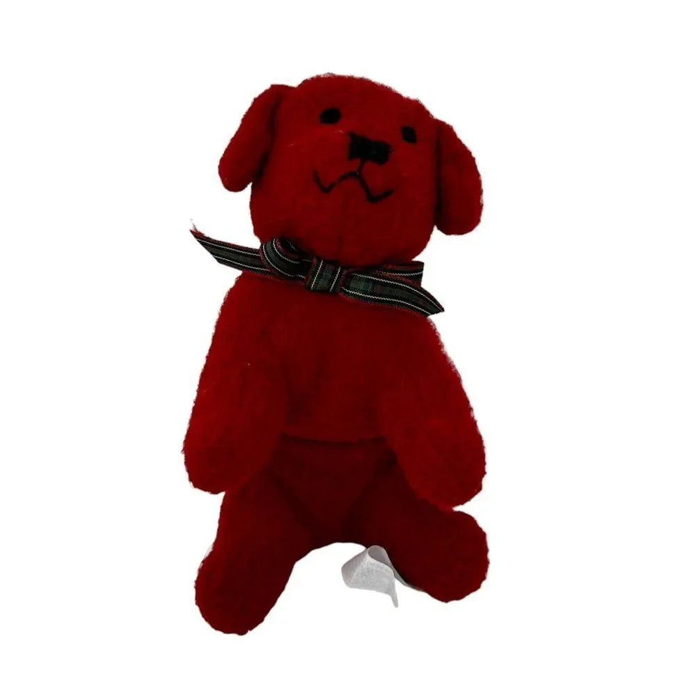 NWT Old Navy Red Puppy Dog Plush Stuffed Animal‎ Stocking Stuffer Magic 5”